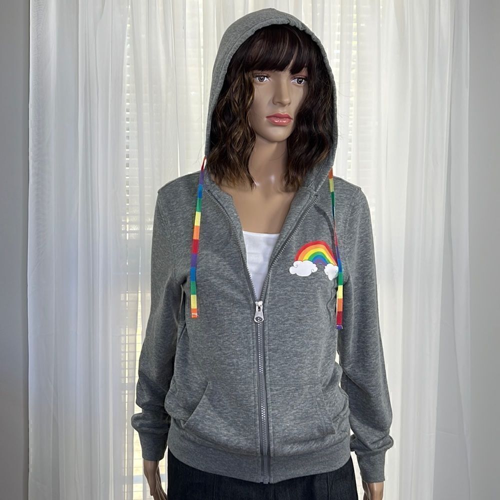 Target Rainbow Zip Hoodie 🌈 XS